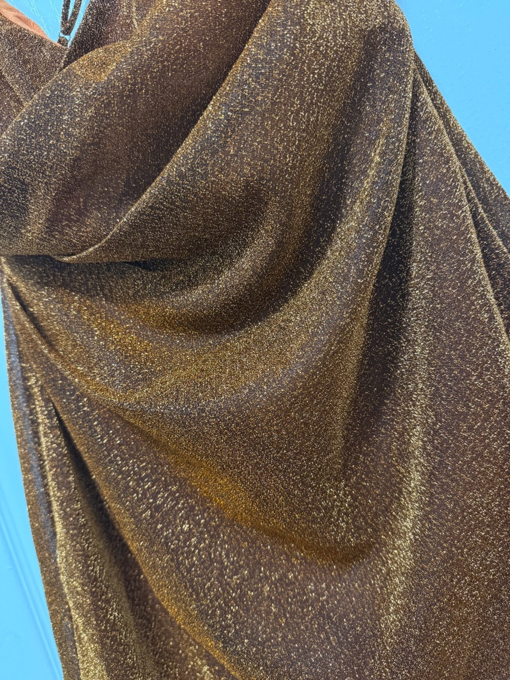 Superdown Mini Dress in Rust Metallic - Picture 6 of 7